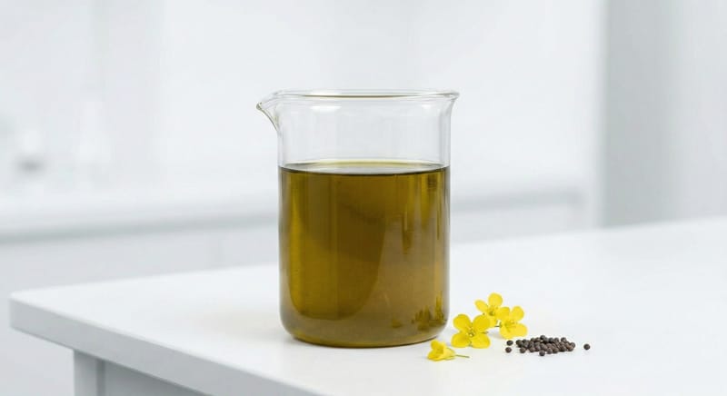 Crude rapeseed oil
