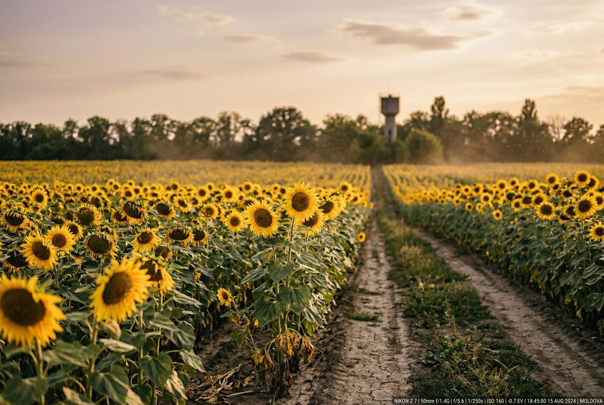Black Sea sunflower fields